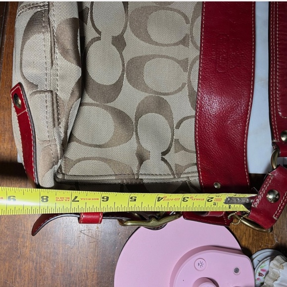 COACH F12657 Zoe Signature Medium Hobo Bag - Picture 12 of 14